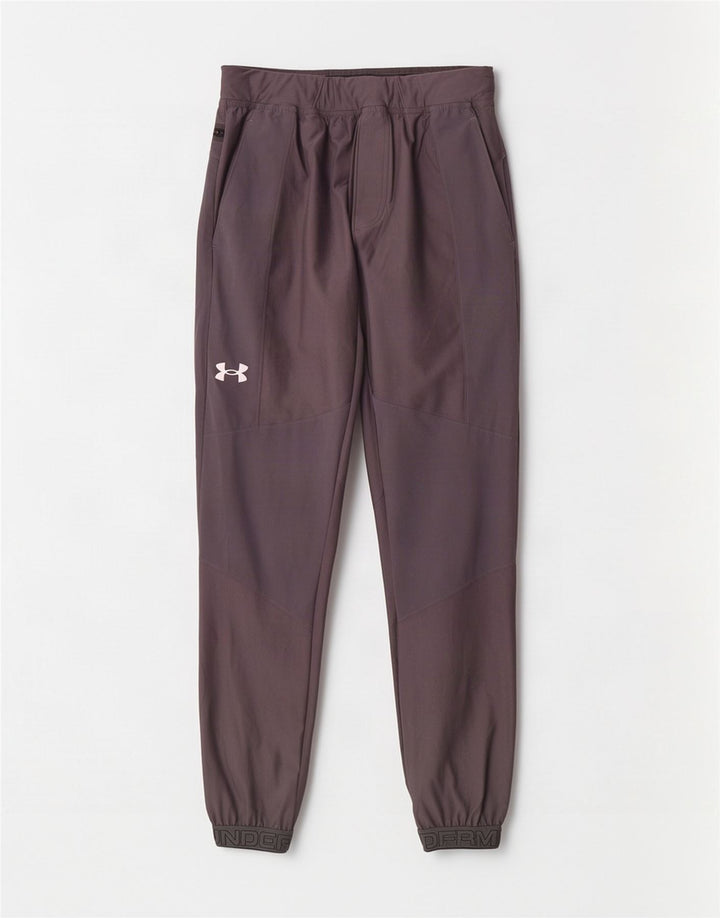 Мужские спортивные брюки с графическим рисунком Under Armour, джоггеры, средний серый полиэстер