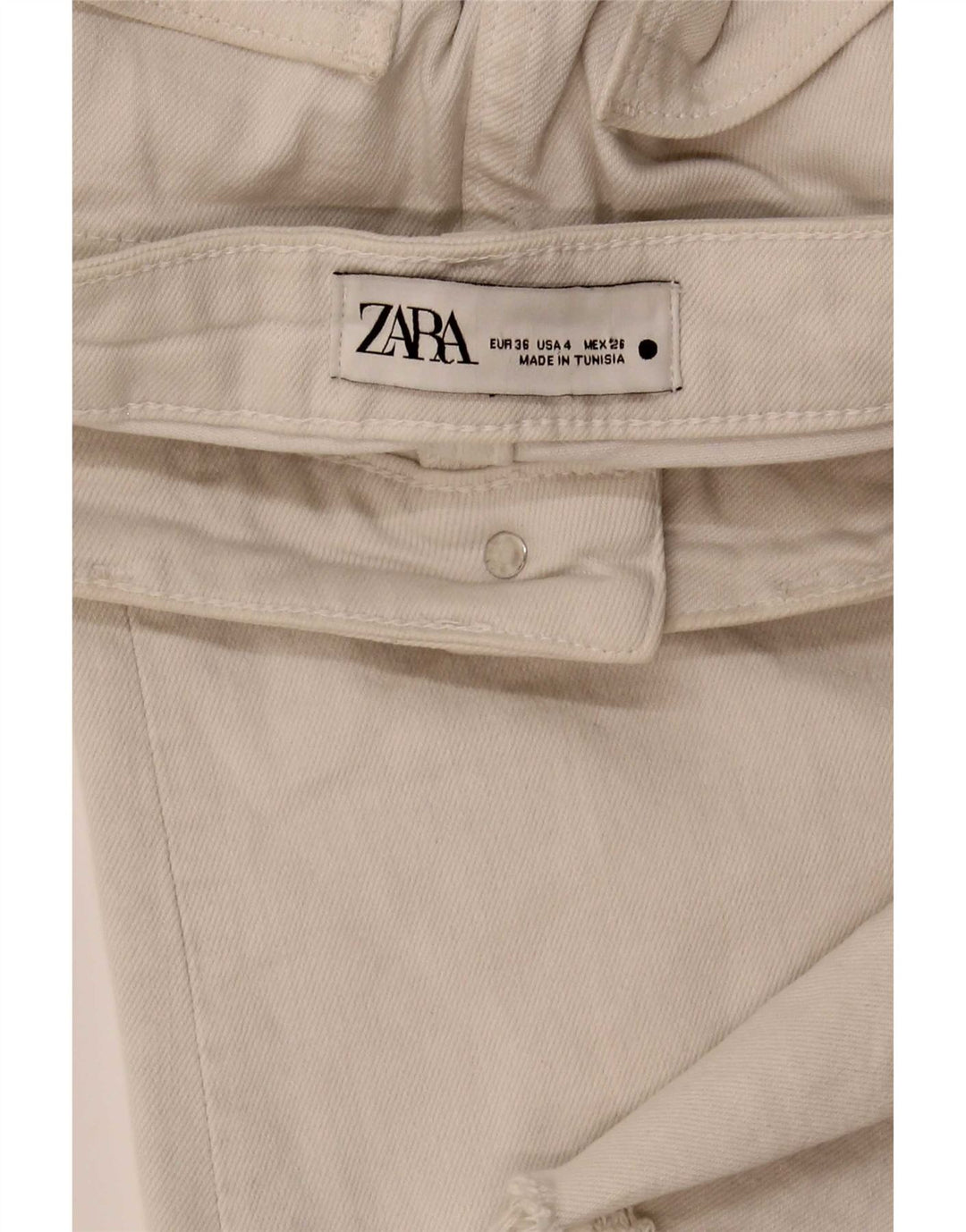 Женские джинсы Bootcut Zara EU 36 XS W26 L28 Off White