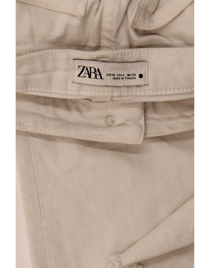 Женские джинсы Bootcut Zara EU 36 XS W26 L28 Off White