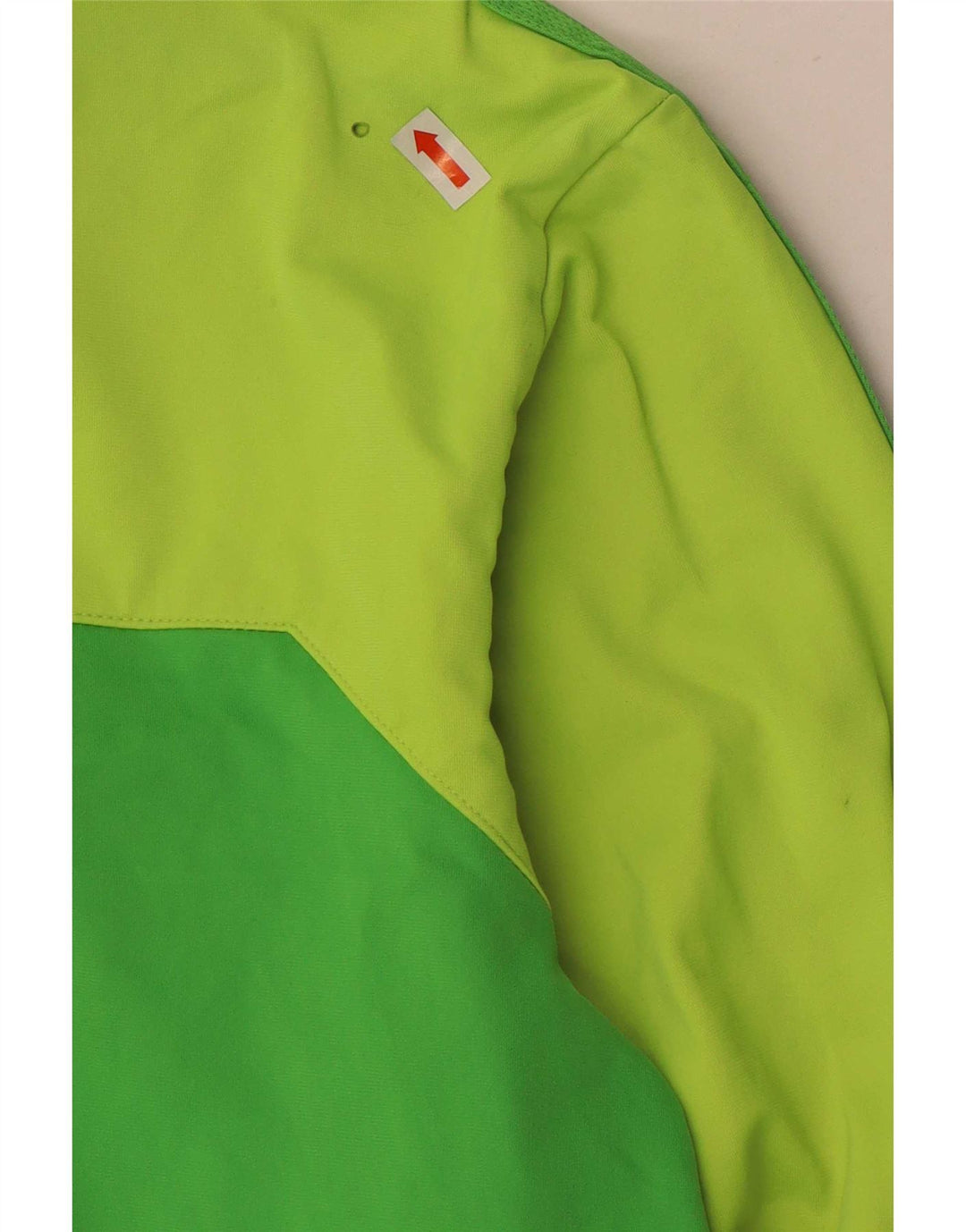 Мужская спортивная куртка Adidas Climalite, большая зеленая цветная блокировка