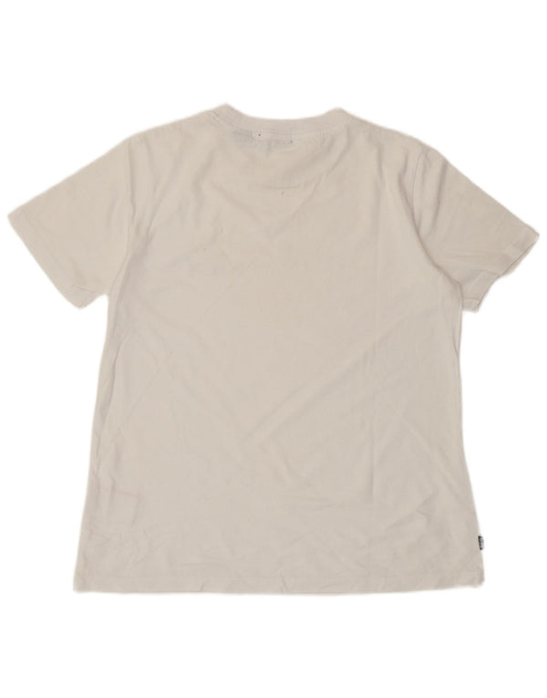 Женская футболка SUPERDRY Top UK 8, маленькая, белый хлопок