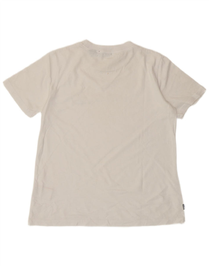 Женская футболка SUPERDRY Top UK 8, маленькая, белый хлопок