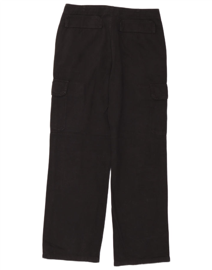 Женские прямые брюки карго Zara EU 40 Medium W30 L30 черные