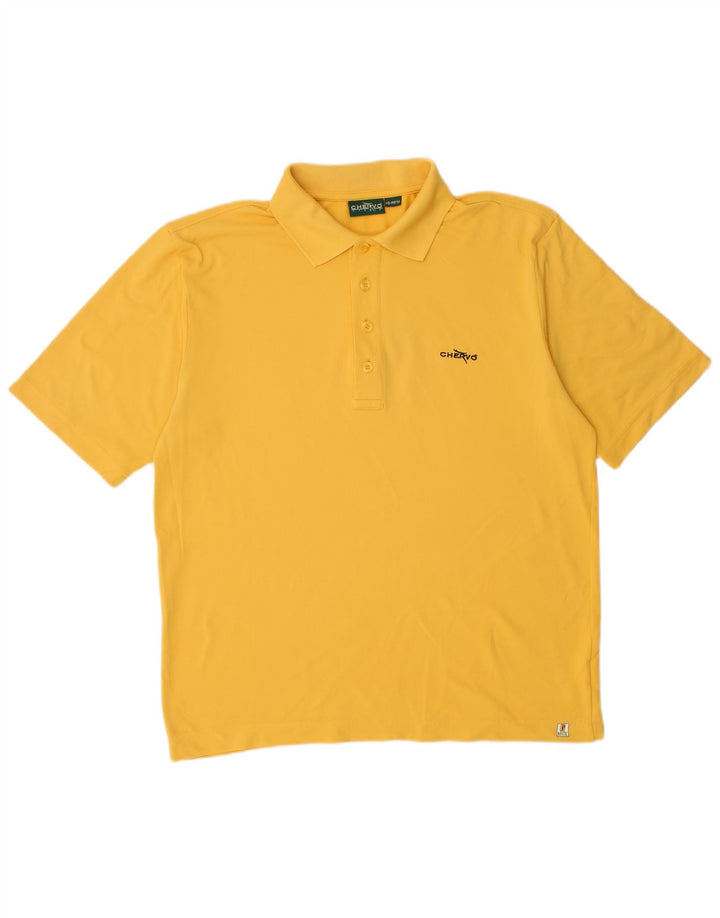 Мужская рубашка-поло Chervo IT 50 Medium Yellow Полиамид