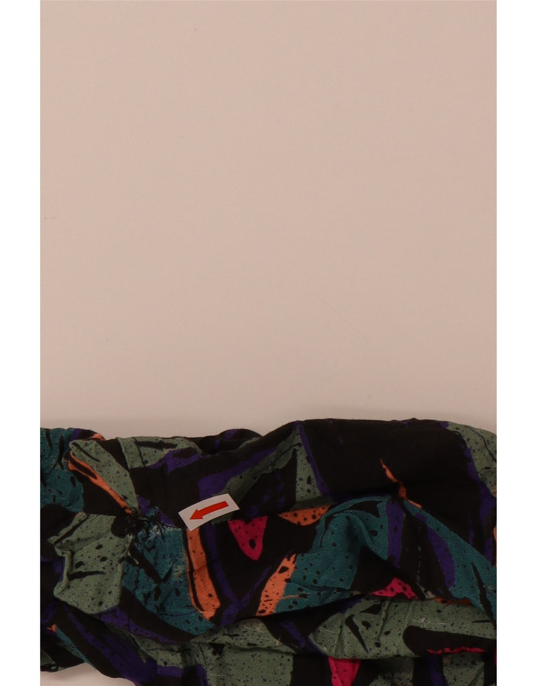 Мужская рубашка с коротким рукавом Pull & Bear XL, разноцветная вискоза с геометрическим рисунком