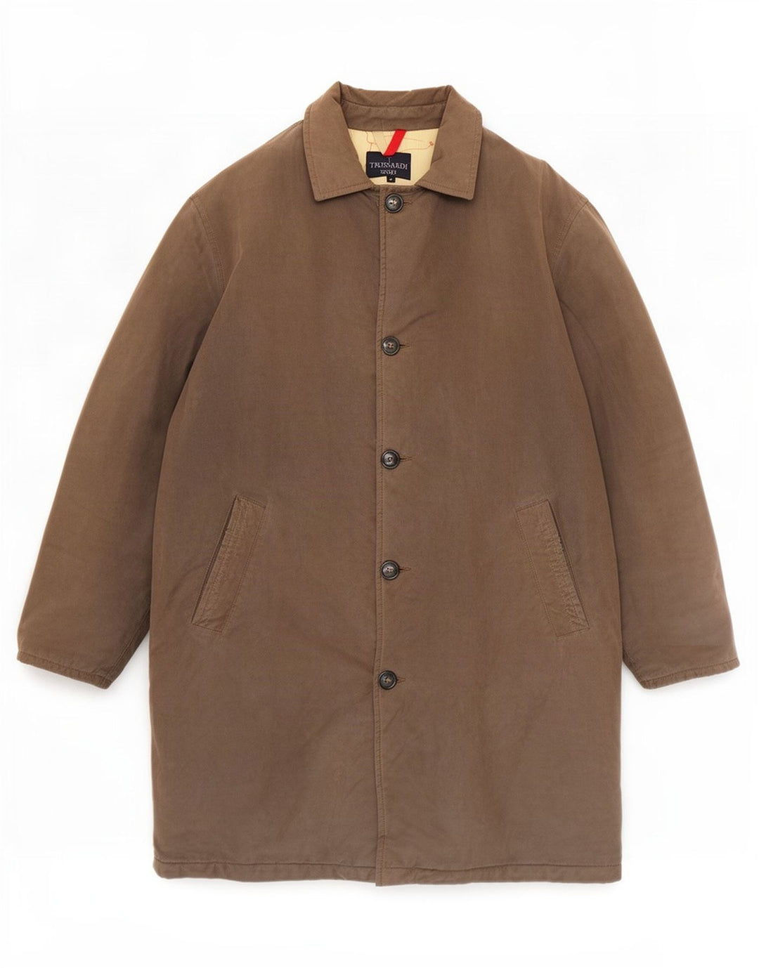 Trussardi Мужское пальто IT 54 2XL Серый