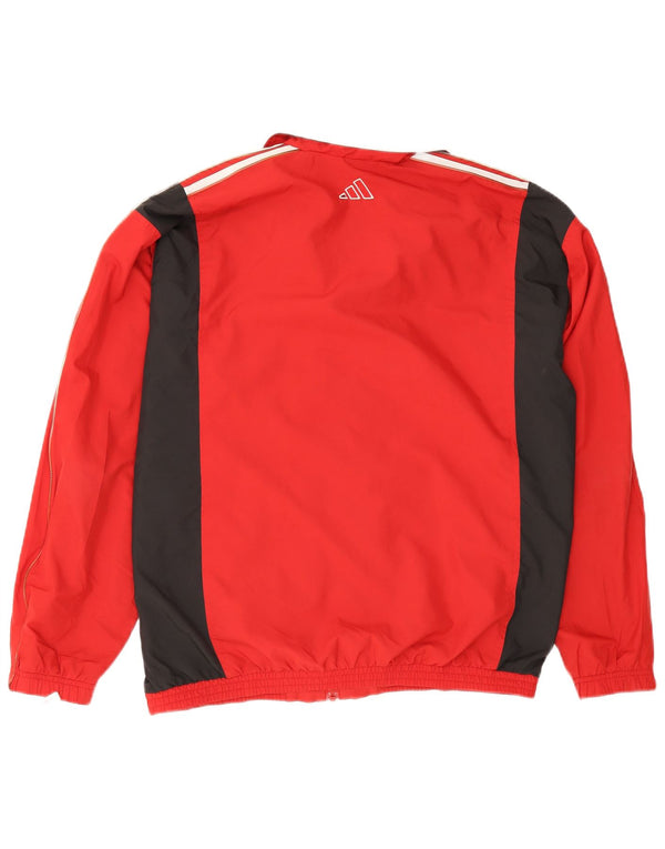 Мужской спортивный костюм Adidas Top Jacket XL Красный полиэстер с цветными блоками