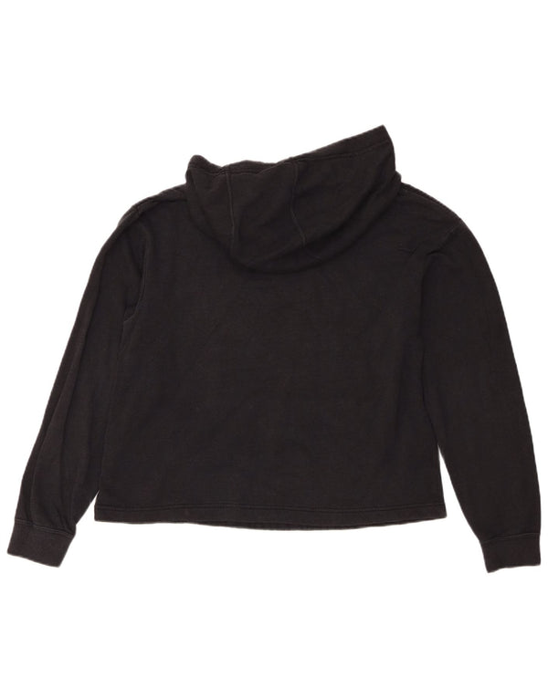Женский джемпер с капюшоном Nike Oversized с рисунком UK 6 XS, черный хлопок