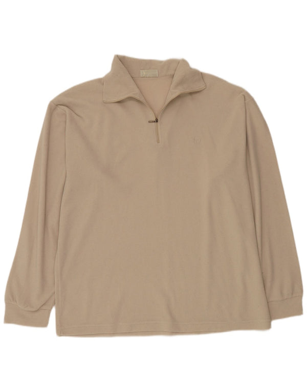 Мужской флисовый джемпер SERGIO TACCHINI 2XL, бежевый, полиэстер