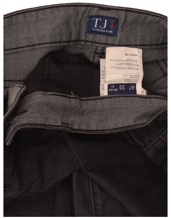 Женские прямые джинсы Trussardi W31 L26, черный хлопок