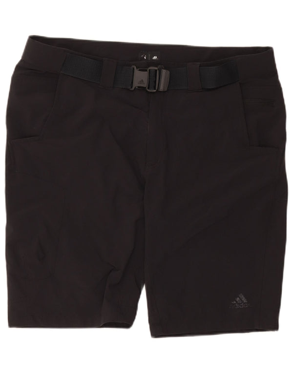 Мужские шорты-карго Adidas W38 XL, черный нейлон