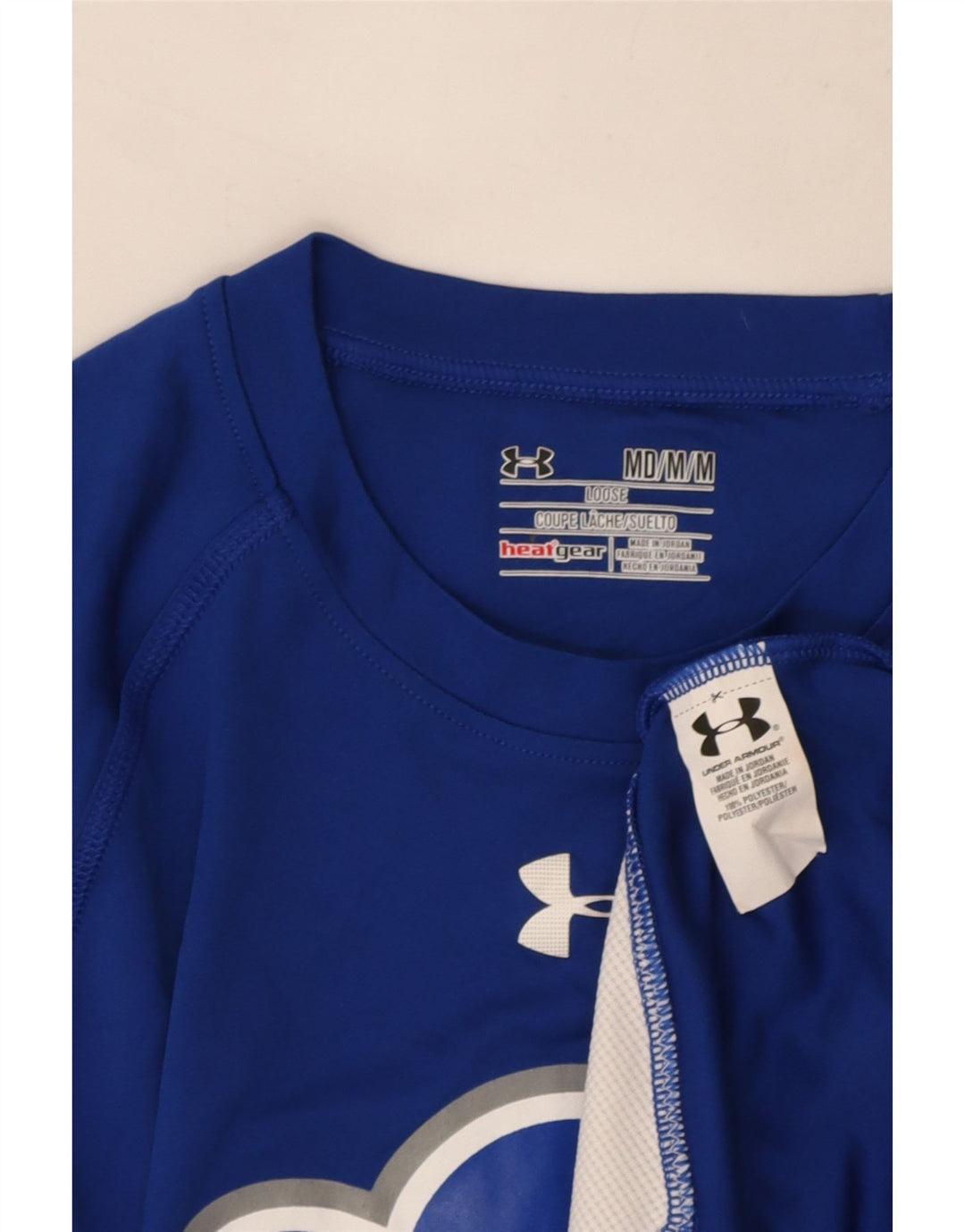 Мужская футболка с рисунком Seton Hall Pirates Under Armour, средний синий цвет