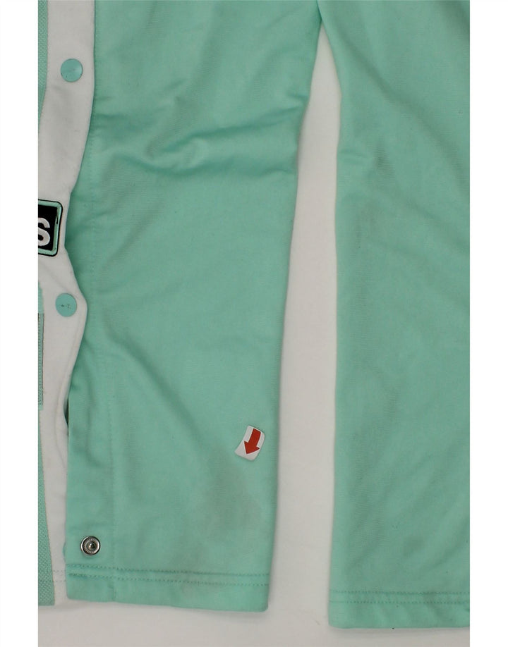 ADIDAS Girls Graphic Tracksuit Trousers 9-10 Years  Turquoise Colourblock Vintage Adidas and Second-Hand Adidas from Messina Hembry 