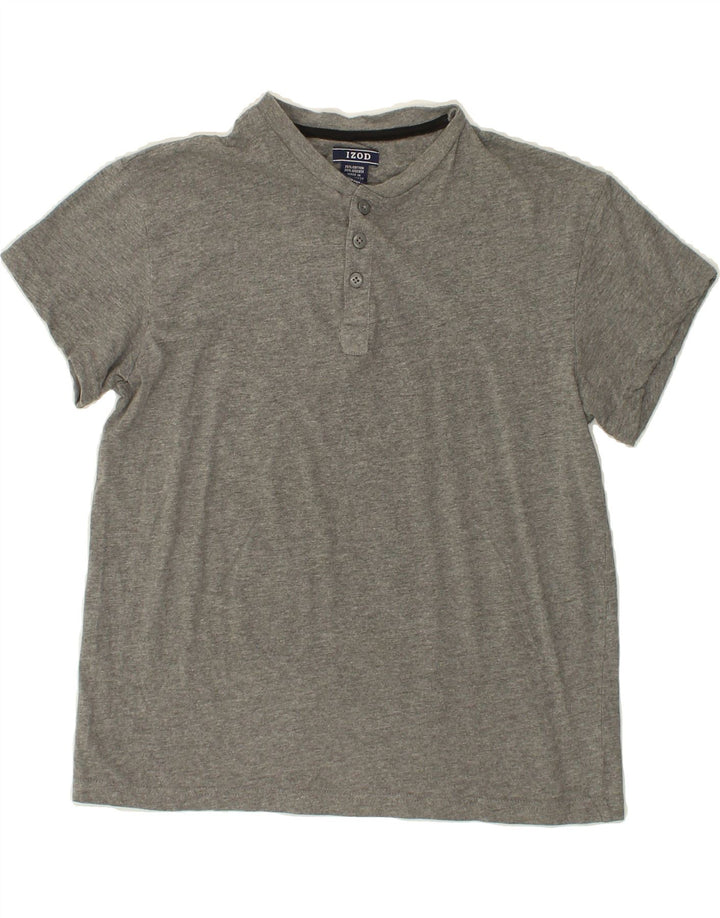 IZOD Mens T-Shirt Top Medium Grey Cotton Vintage Izod and Second-Hand Izod from Messina Hembry 