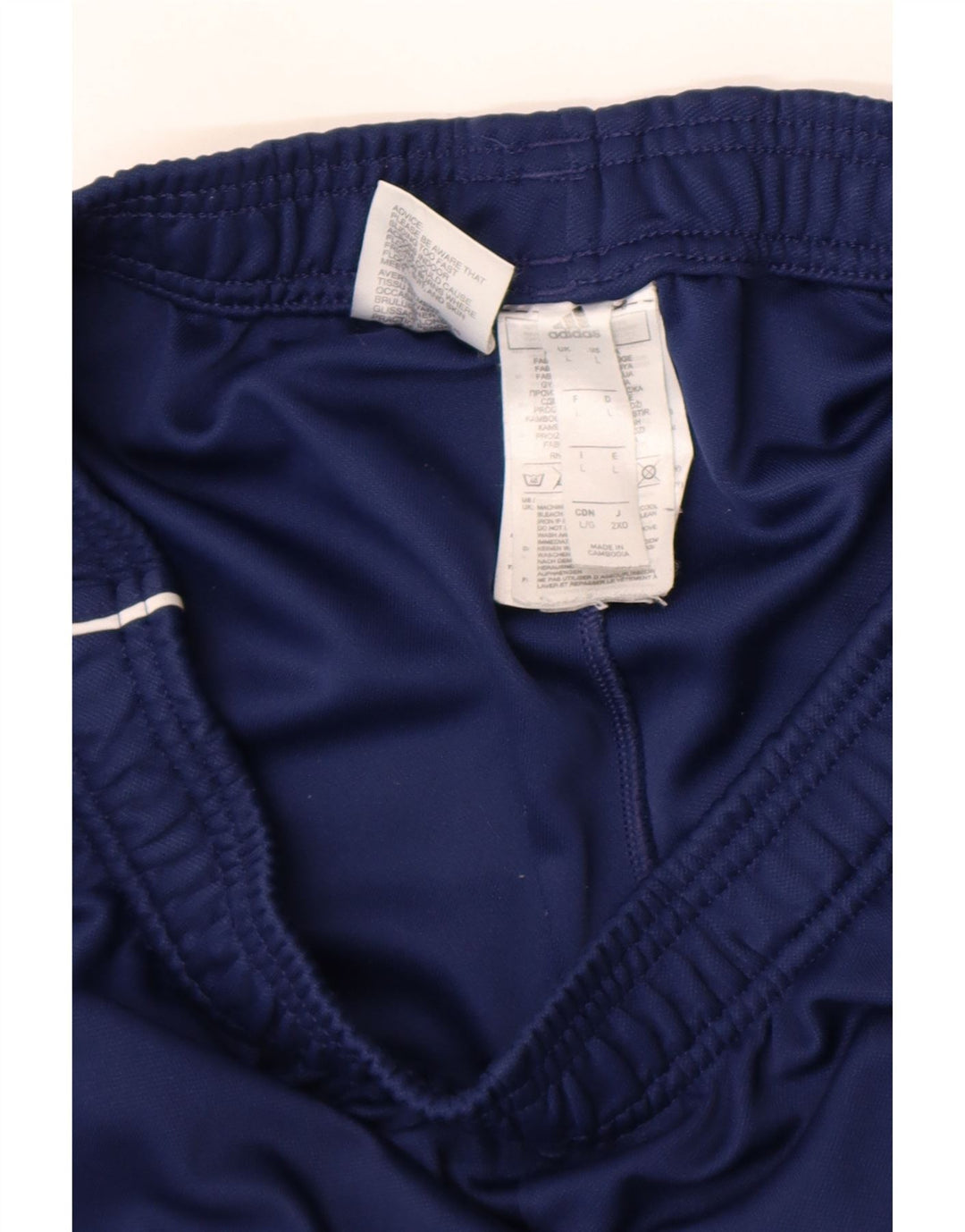 Мужские спортивные брюки Adidas, большие синие, полиэстер