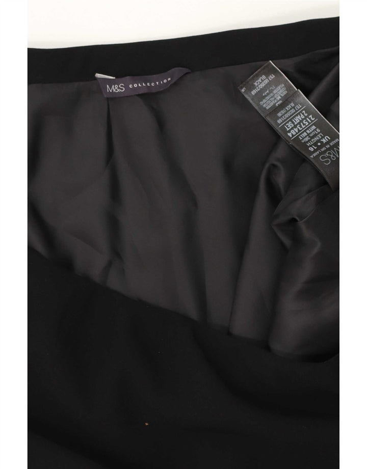 Женская юбка-трапеция Marks & Spencer UK 16, большая W34, черная