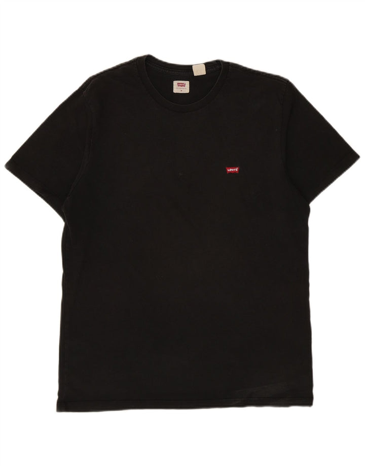 LEVI'S Mens T-Shirt Top Medium Black Cotton
