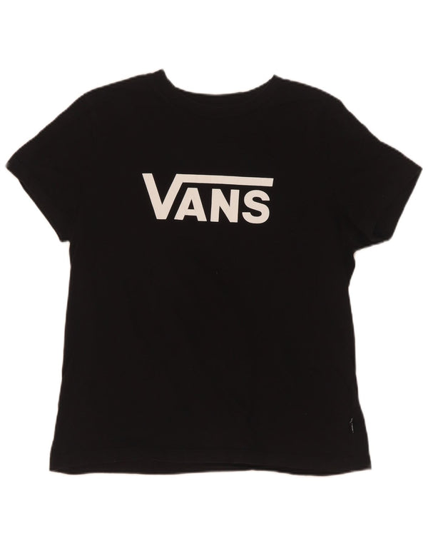 Женская футболка с рисунком Vans Top UK 12, средний черный хлопок