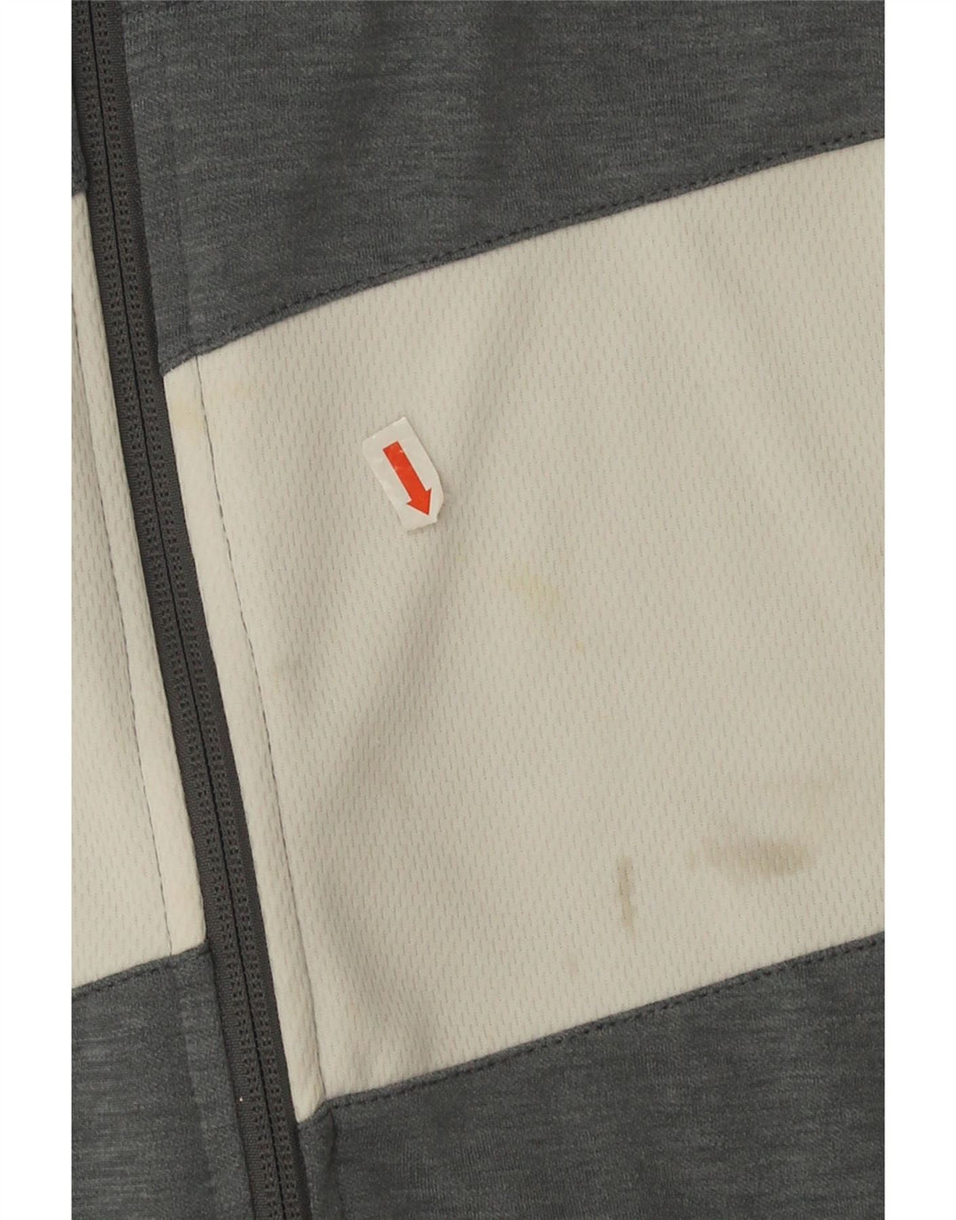 Мужская спортивная куртка Nike Dri Fit, большая серая полиэстер с цветными блоками