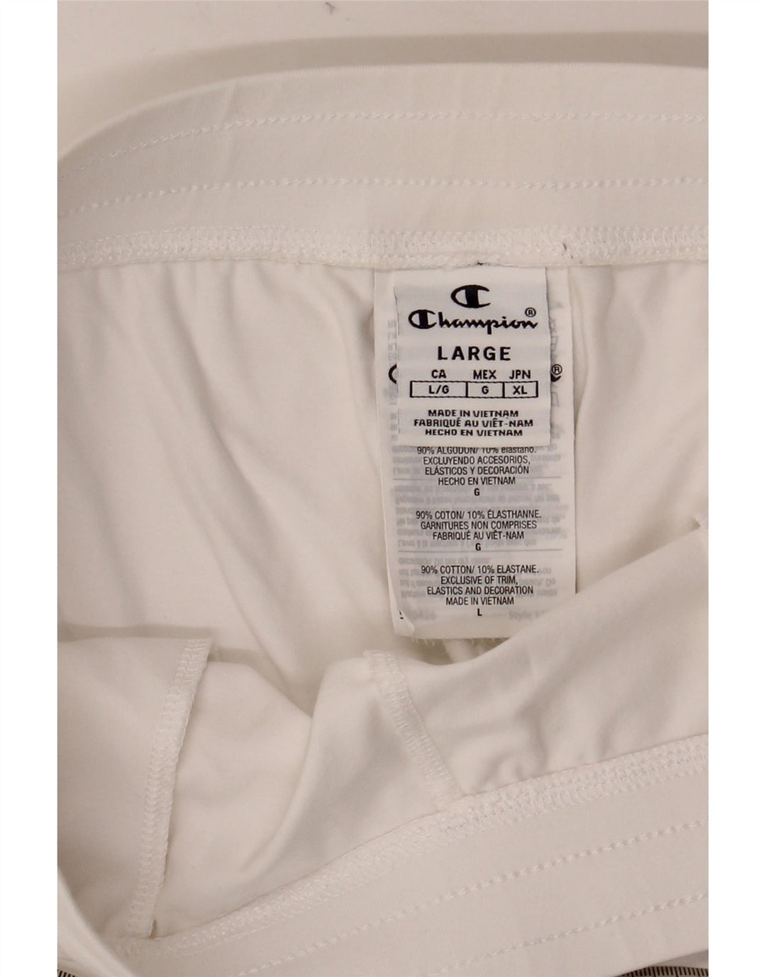 Женские спортивные шорты CHAMPION с графическим рисунком UK 16, большие белые хлопковые