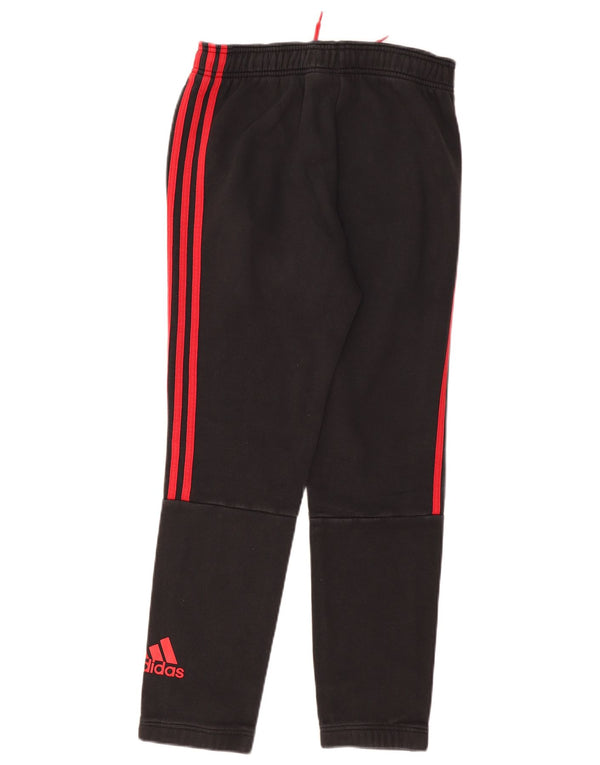 ADIDAS Mens Tracksuit Trousers Joggers Small  Grey Cotton