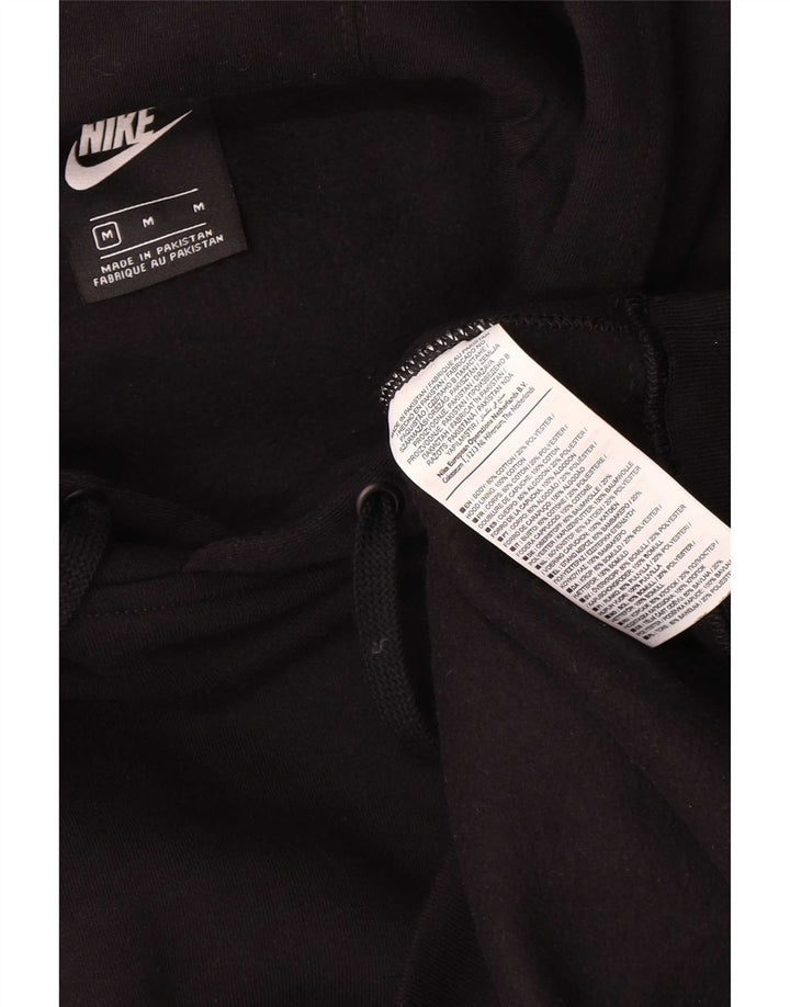 Мужской джемпер с капюшоном Nike, средний черный, хлопок
