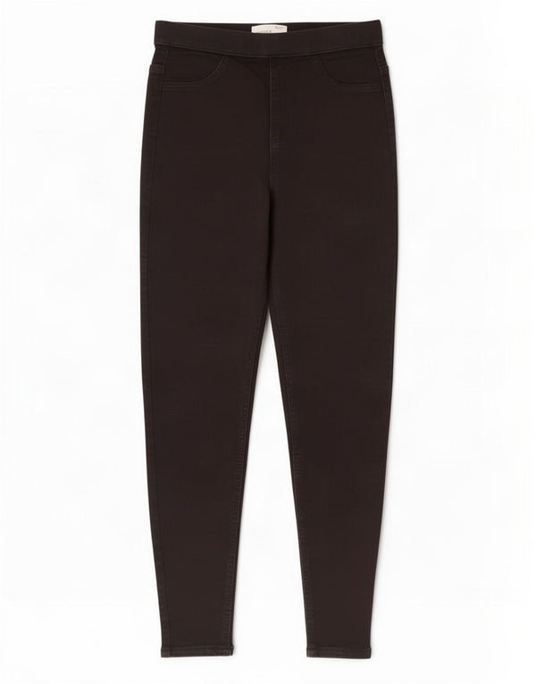 Женские джинсы джеггинсы Marks & Spencer UK 8 маленькие W26 L28 черные хлопковые
