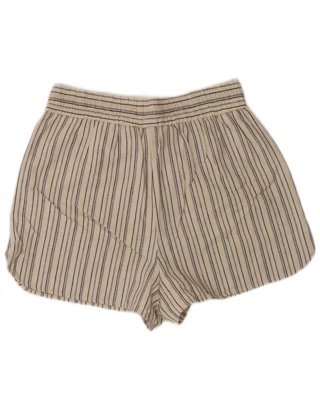 Женские шорты чинос Zara Medium W28, хлопковые бежевые полоски