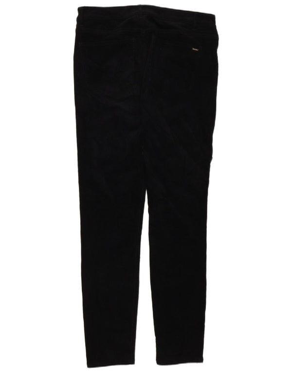 Женские вельветовые брюки скинни Massimo Dutti EU 40 Medium W30 L30 черные