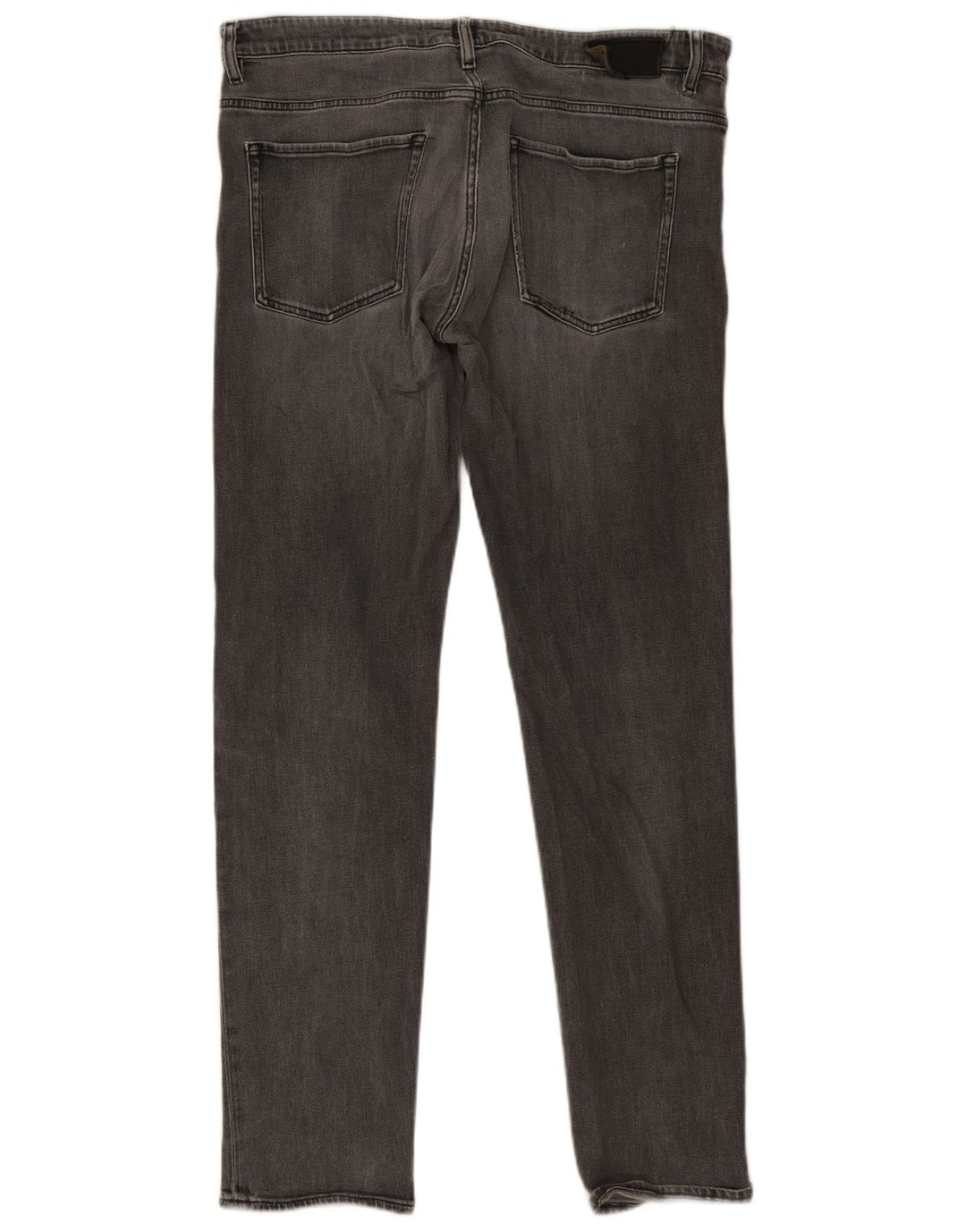 Мужские узкие джинсы Hugo Boss W38 L34 Серый хлопок