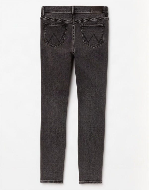 Женские джинсы скинни Wrangler W29 L27, серый хлопок