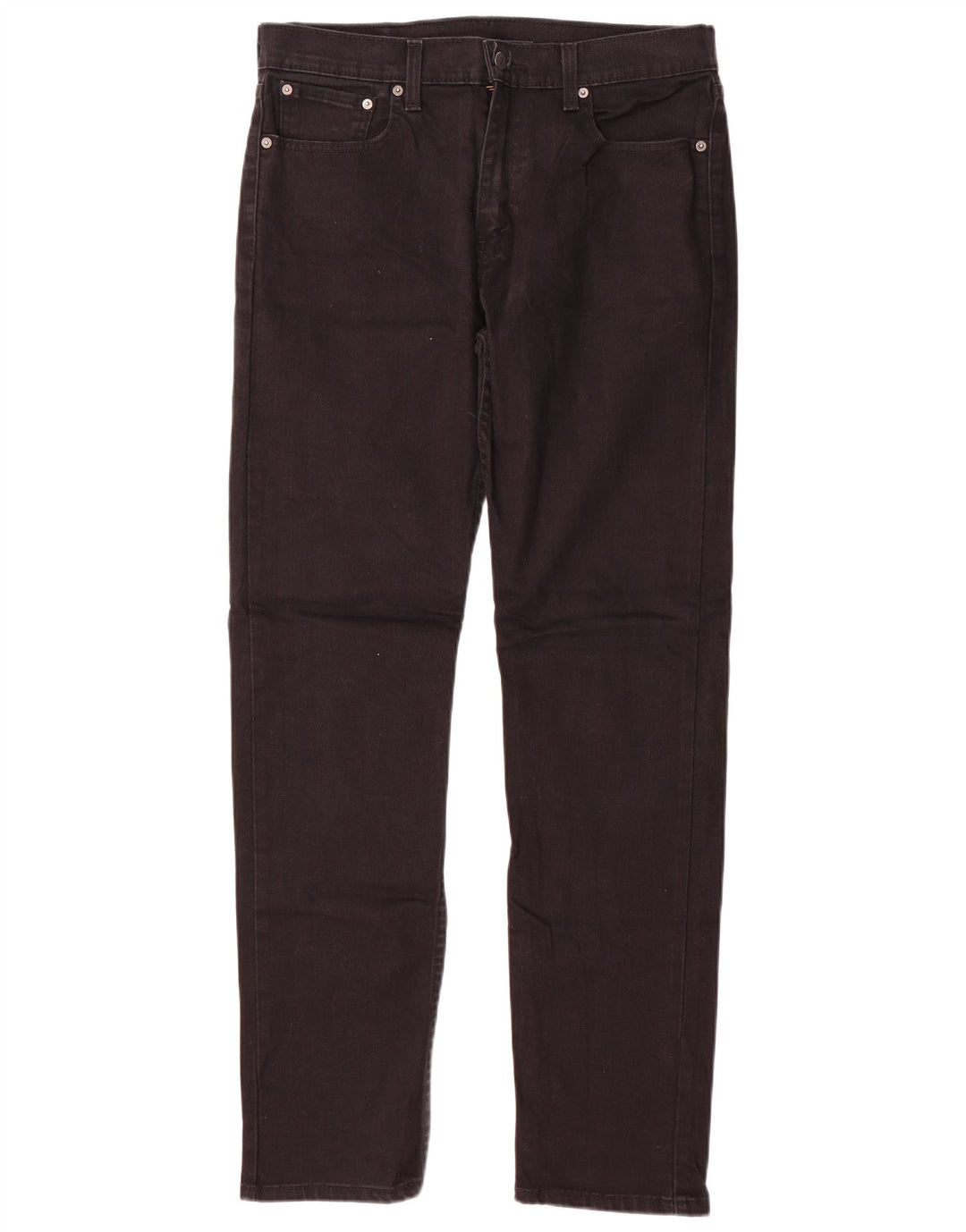 Мужские зауженные джинсы Levi's 502 W33 L34, черный хлопок