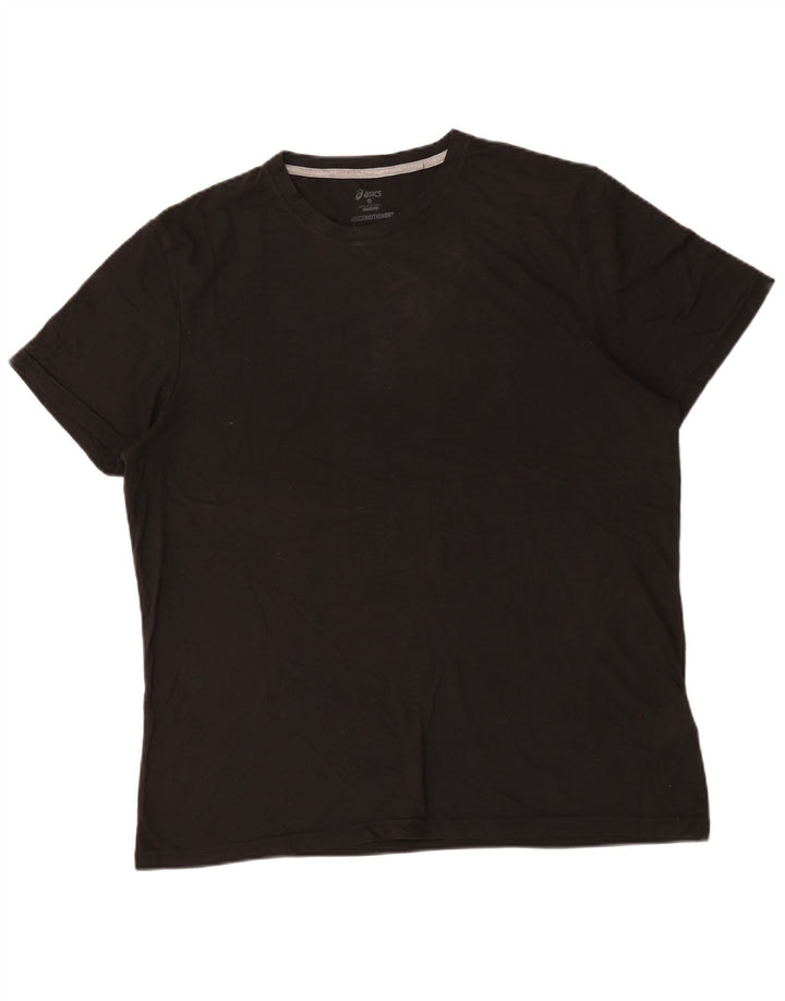 Мужская футболка Asics Top 2XL, черный хлопок