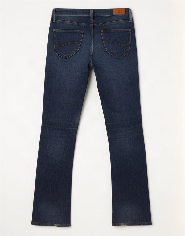 Женские джинсы скинни Bootcut Lee W28 L33, синий хлопок