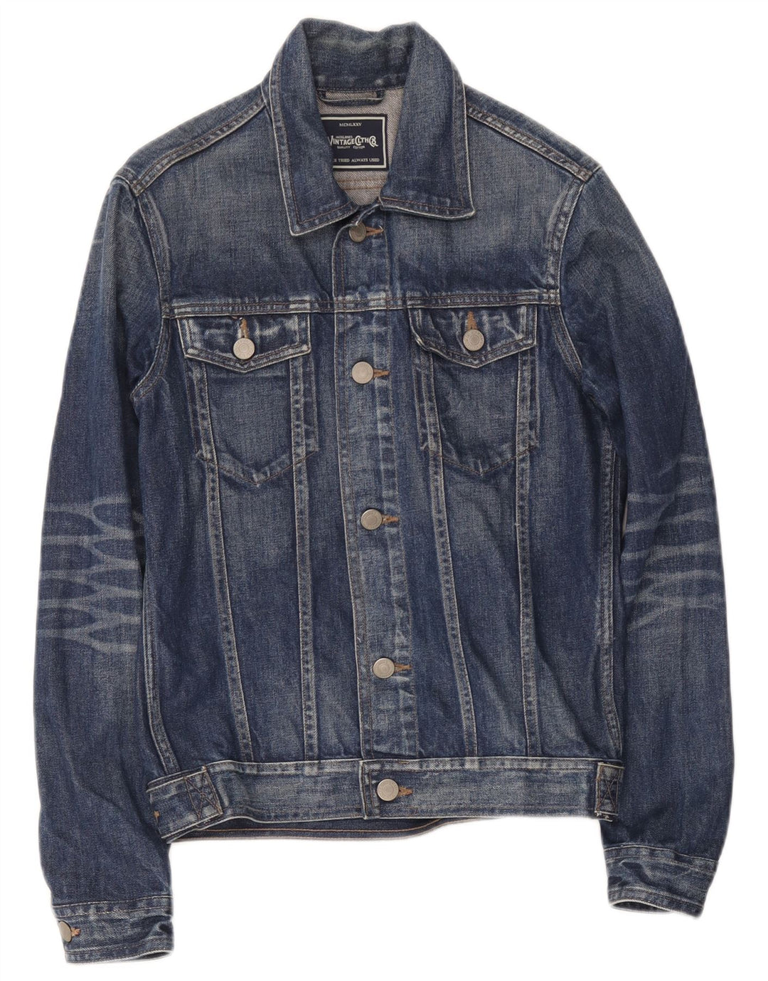 Женская джинсовая куртка Jack & Jones UK 36, маленькая, темно-синяя, хлопок