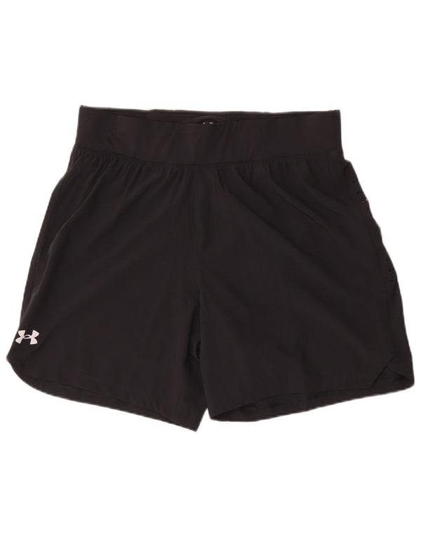Мужские спортивные шорты Under Armour, большие черные из полиэстера