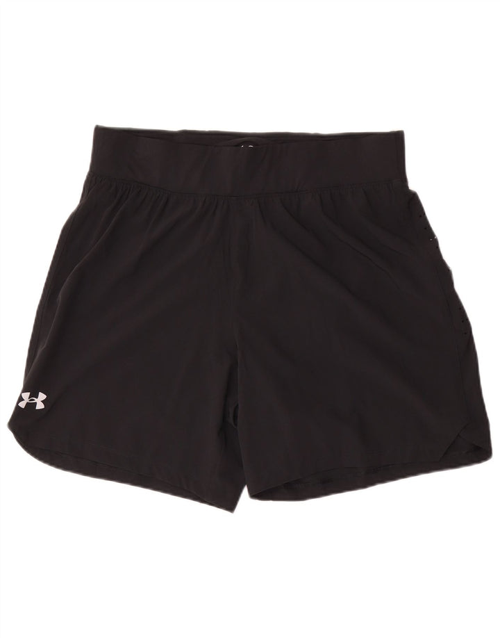 Мужские спортивные шорты Under Armour, большие черные из полиэстера