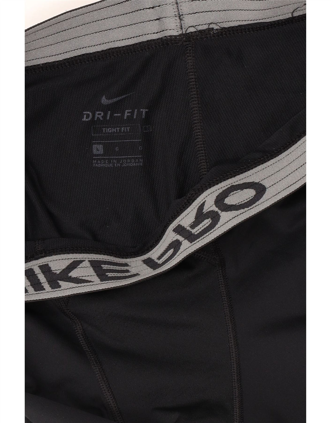 Мужские облегающие леггинсы с рисунком Nike, большие черные