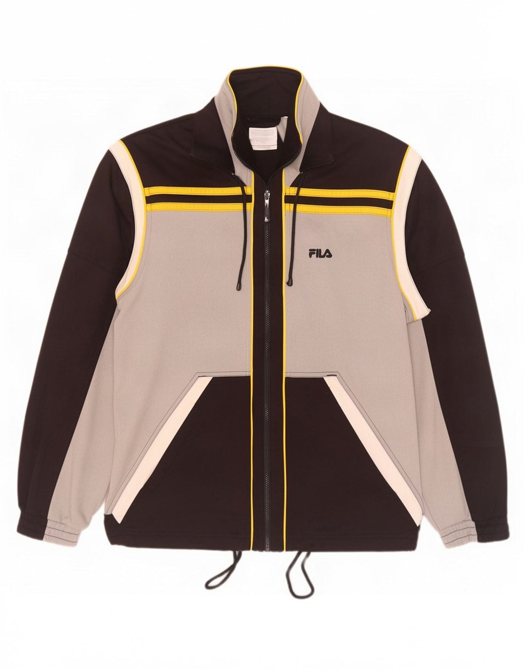 Мужской спортивный костюм Fila IT 50 Medium Grey Полиэстер с цветными блоками