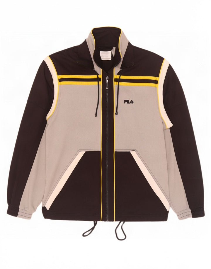 Мужской спортивный костюм Fila IT 50 Medium Grey Полиэстер с цветными блоками