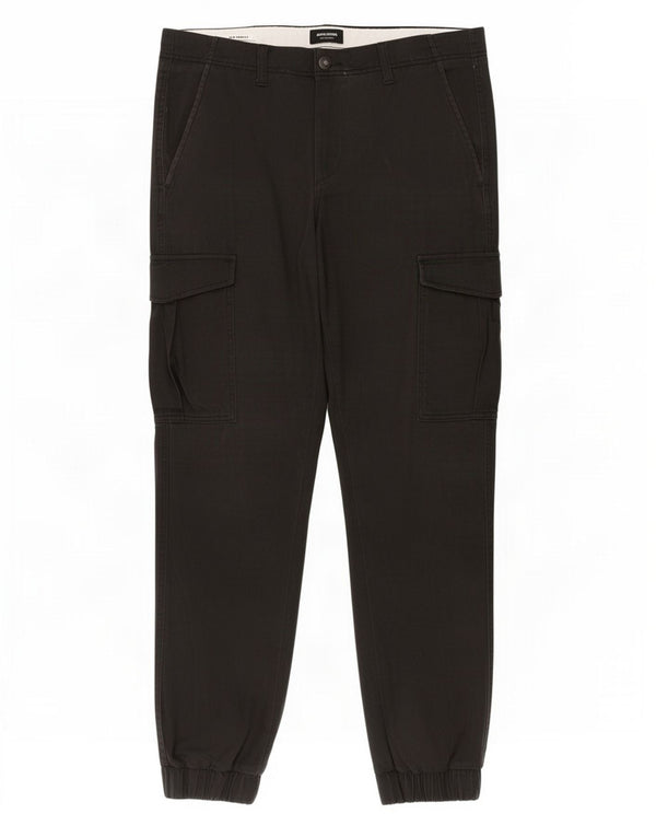 Брюки-карго Jack & Jones Marco Slim Joggers W34 L34 черные
