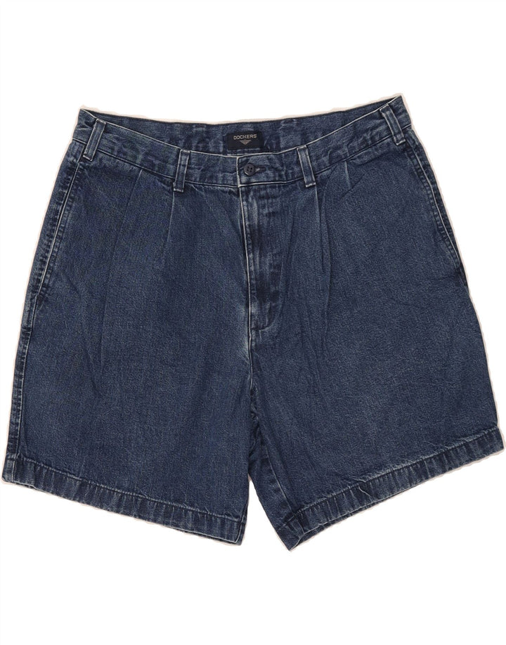 DOCKERS Mens Denim Shorts W36 Large Blue Vintage Dockers and Second-Hand Dockers from Messina Hembry 