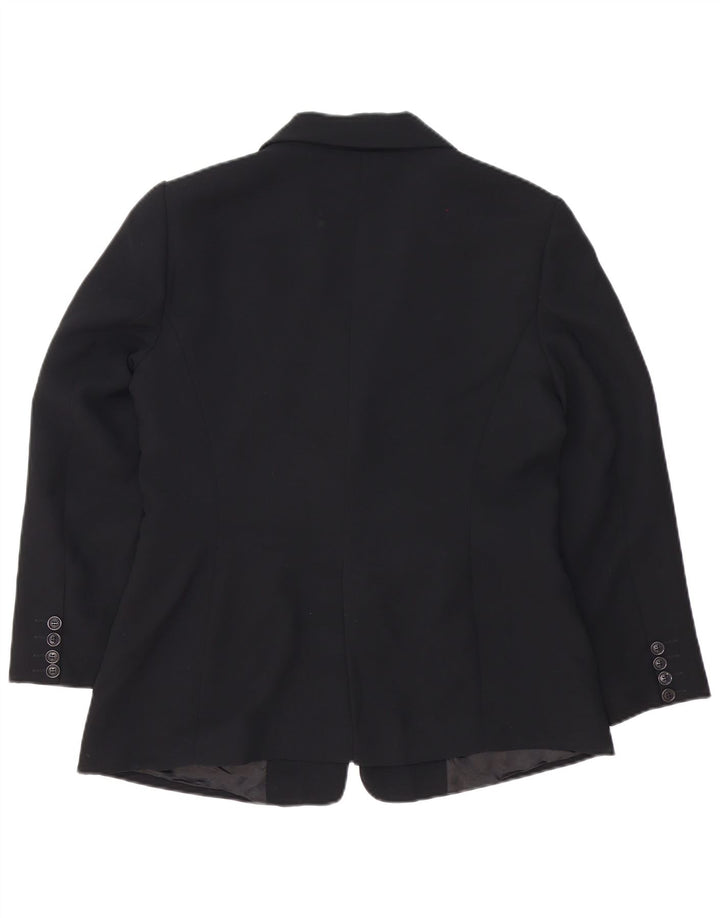 Женский пиджак Zara на 2 пуговицах EU 44 XL, черный полиэстер