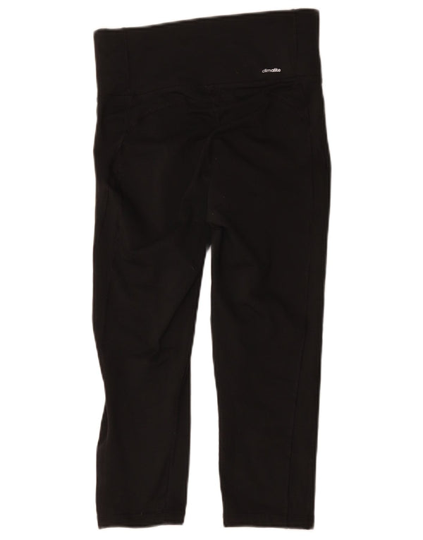 Женские леггинсы-капри Adidas Climalite UK 8/10, маленькие черные