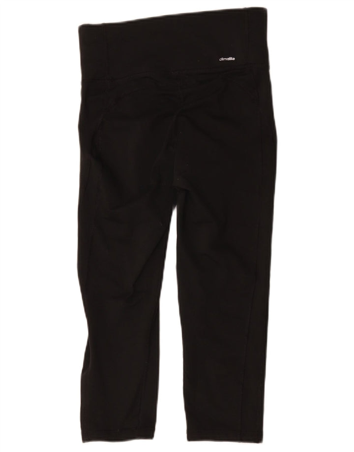 Женские леггинсы-капри Adidas Climalite UK 8/10, маленькие черные