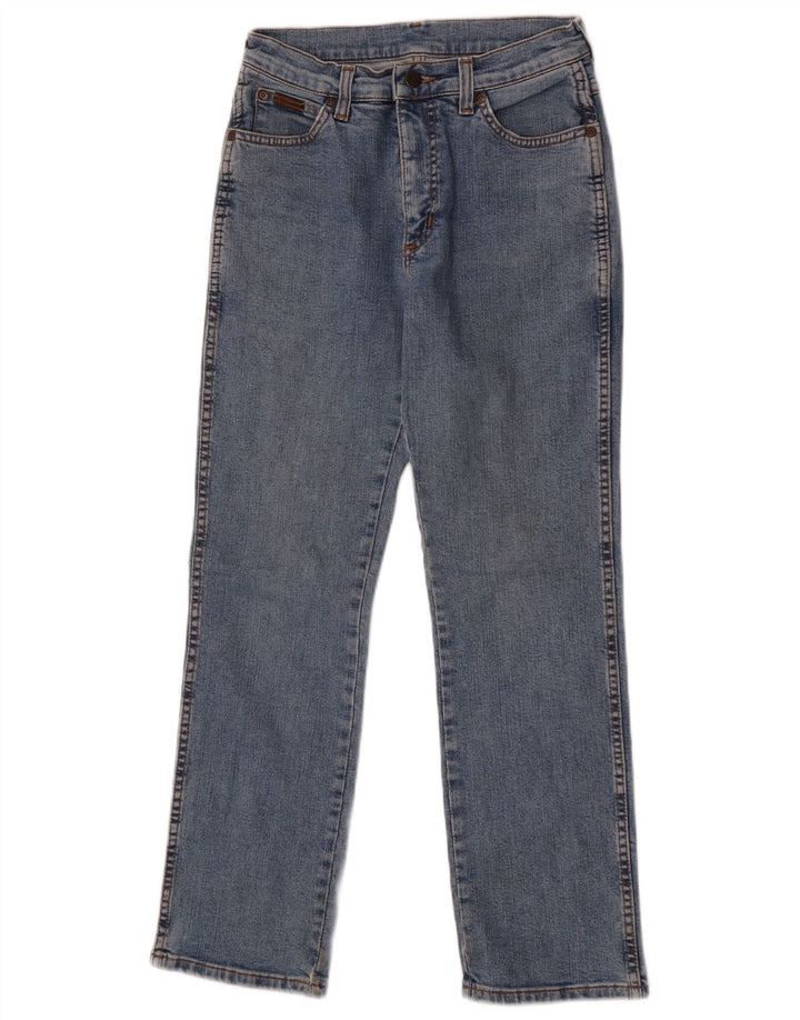 Женские прямые джинсы Wrangler США 10, средние W28 L28, синие, хлопок