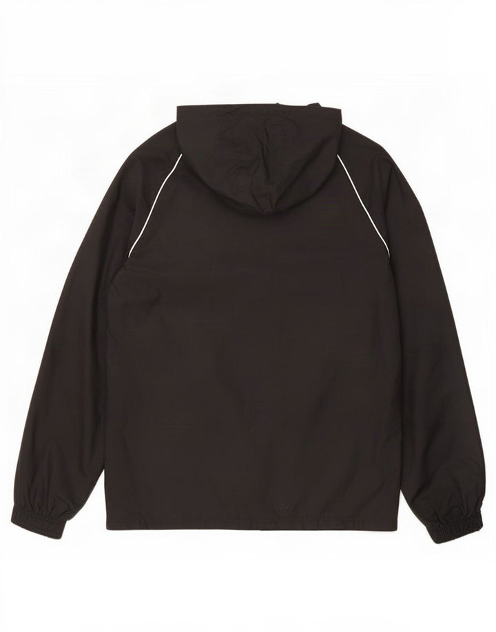 Мужская куртка-дождевик Adidas UK 36, маленькая, черная, полиамид
