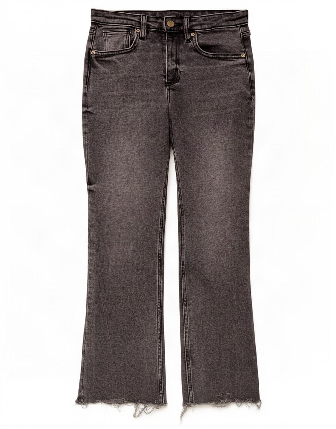 Женские джинсы Bootcut Zara EU 38, маленькие W28 L26, серые, хлопок