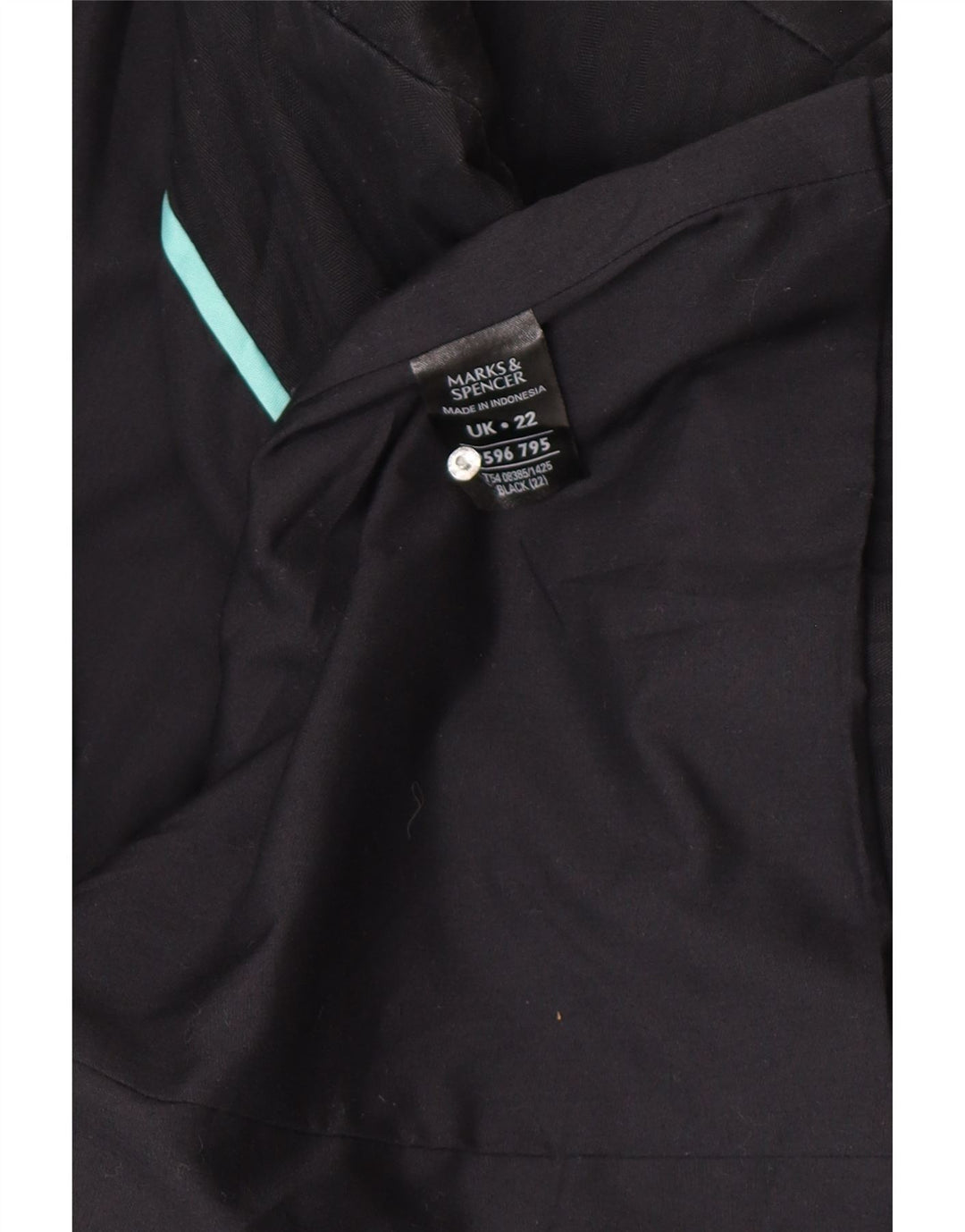 Мужской пиджак Marks & Spencer на 2 пуговицах, Великобритания 22 3XL, черный хлопок