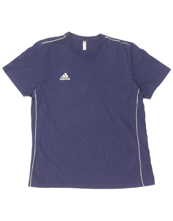 Adidas Мужская футболка Top XL Темно-синий хлопок